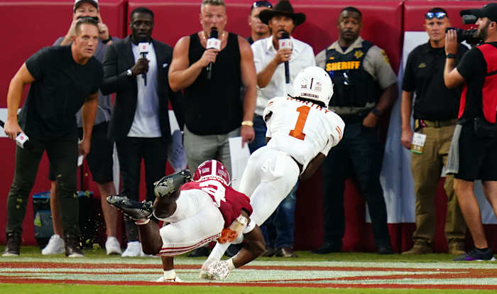 Texas wide receiver Xavier Worthy 